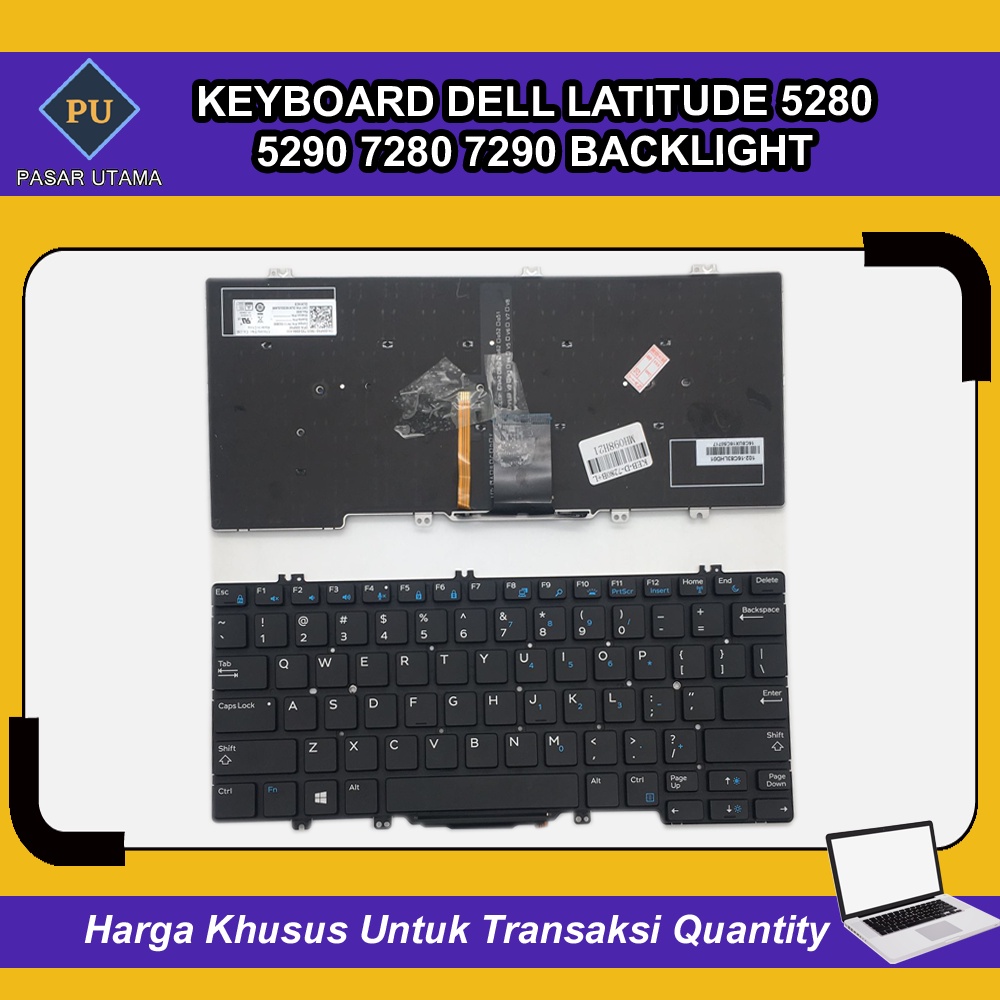 Keyboard Dell Latitude 5280 5290 7280 7290 Backlite