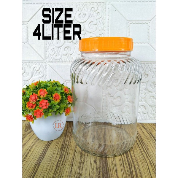 JH2 TOPLES KACA JUMBO 4LITER / TOPLES SIRUP JUMBO / TOPLES LEBARAN JUMBO / TOPLES KACA BESAR /