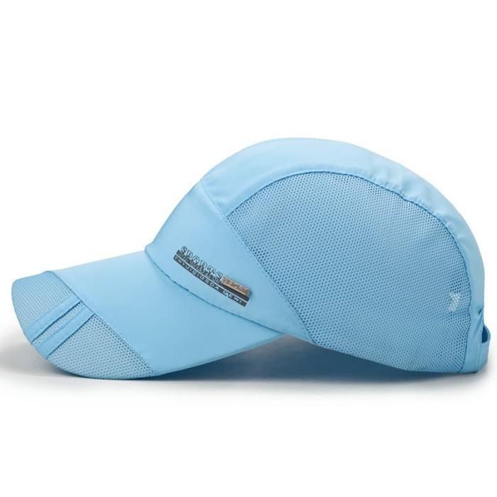 BASEBALL CAP : SPORTS METAL - TOPI BASEBALL TOPI QUICK DRY TOPI PRIA