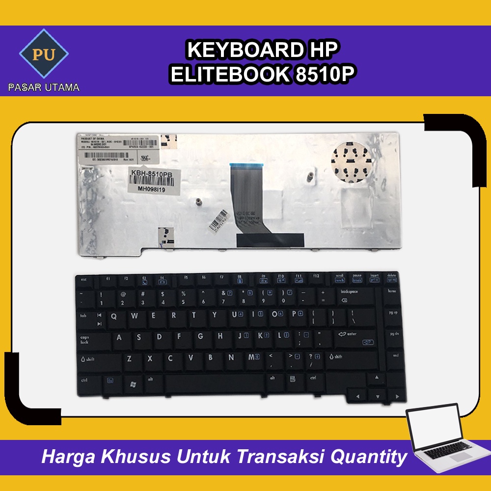 Keyboard HP 8510P Black