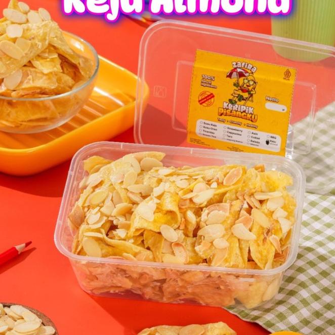 

Keripik Pisang Keju Almond 200Gr