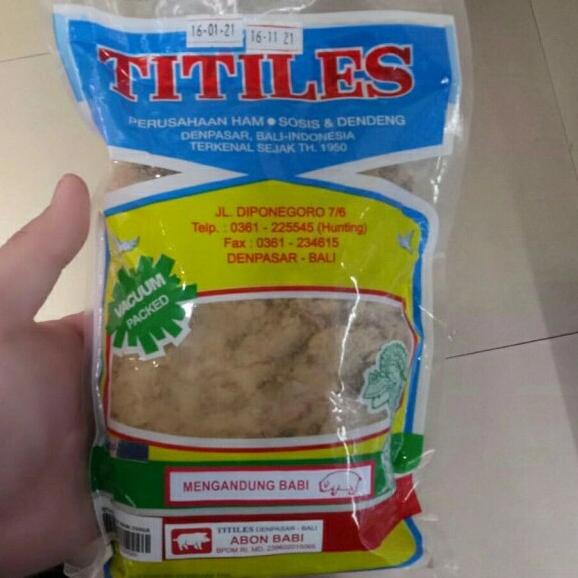 

Titiles Abon Babi 250gr