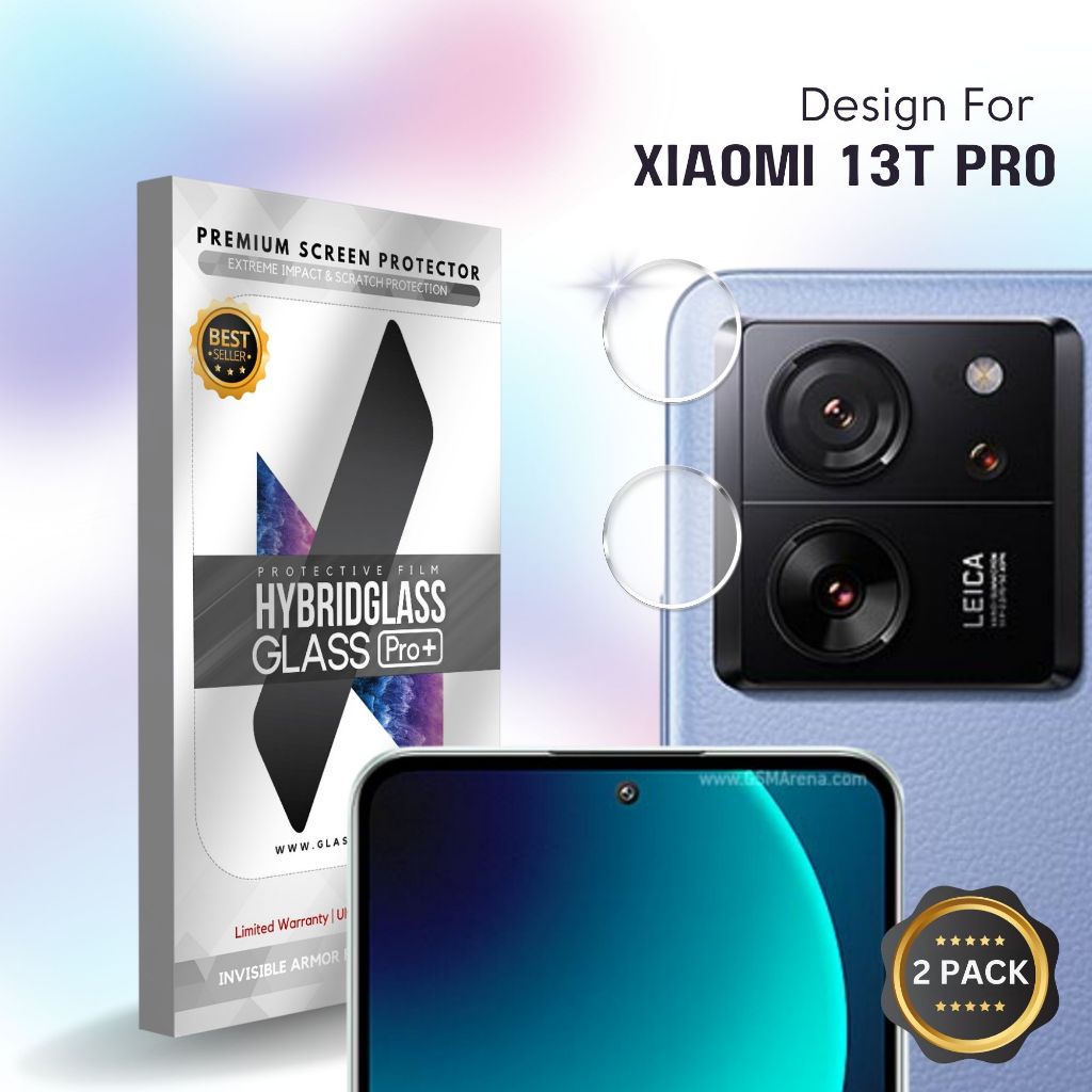 Hybrid Glass Camera for Xiaomi 13T Pro Screen Protector - Anti Gores Kamera Lens Camera Protector Gl