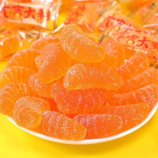 

IMLEK !! Fupaiyuan Orange Candy imlek 248g Permen Jelly Rasa Jeruk TERLARIS