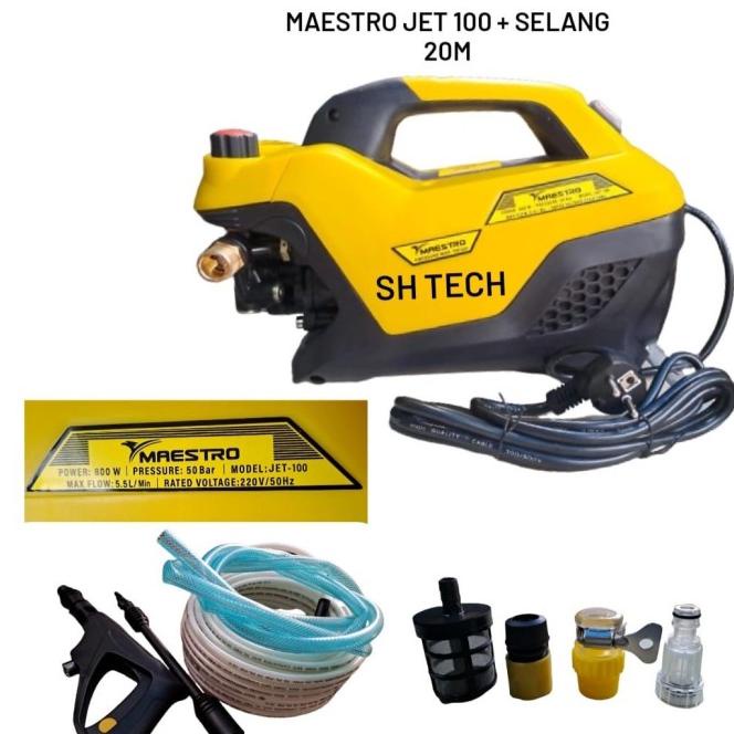 Jet Cleaner Maestro Jet 100 Jet100 Mesin Steam Cuci Mobil Ac Induksi