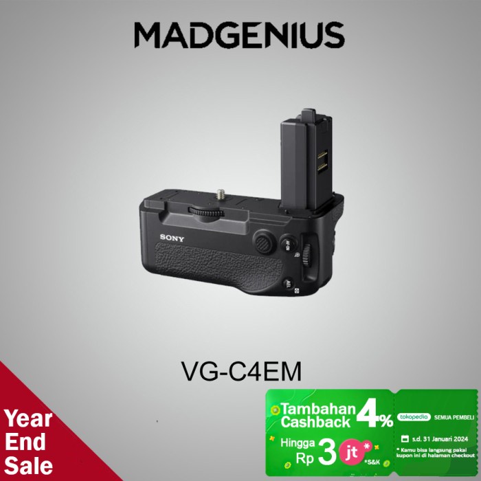 SONY VG-C4EM PEGANGAN VERTIKAL GRIP UTK A1, A7R IV, A9 II, A7S III ORI