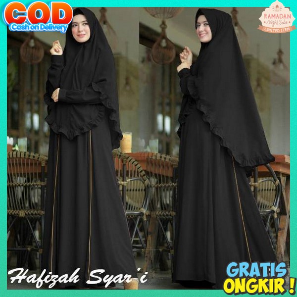 Gsmis Syarii Modern Dress Wanita Muslimah Syar I Premium Pesta Prempuan Baju Gmis Lebaran Gamiss Idu