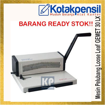 

Mesin Jilid Spiral Kawat GEMET 30 LX