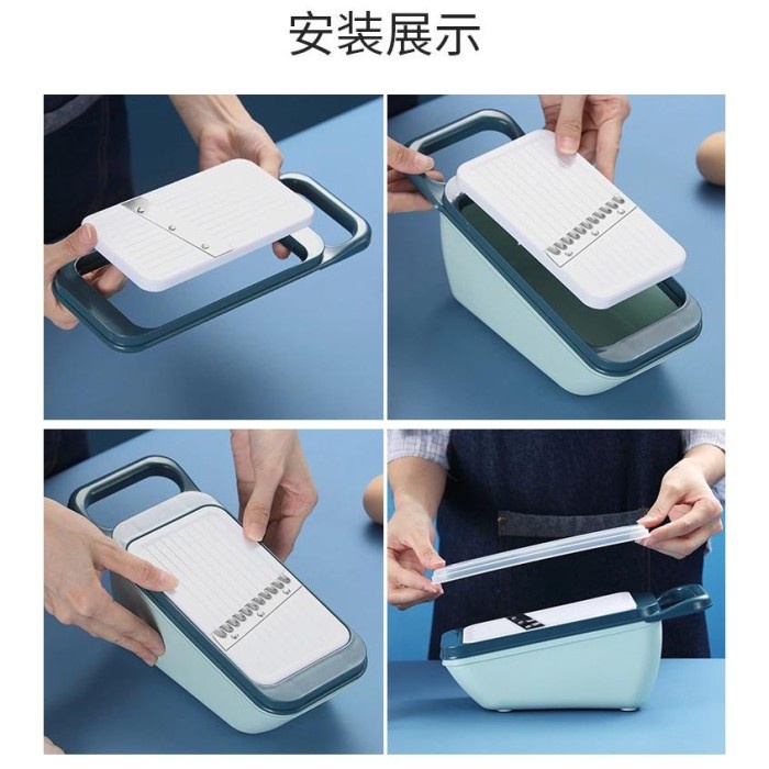 

Terbaru Shenar,(Cod) Pemotong Himalaya Cutter 5 In 1 Parutan Sayur /Alat Promo Terlaris