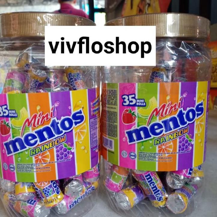 

Permen Mentos Ni Roll (Fruits/ Buah) Kemasan Toples Isi 35 Pcs