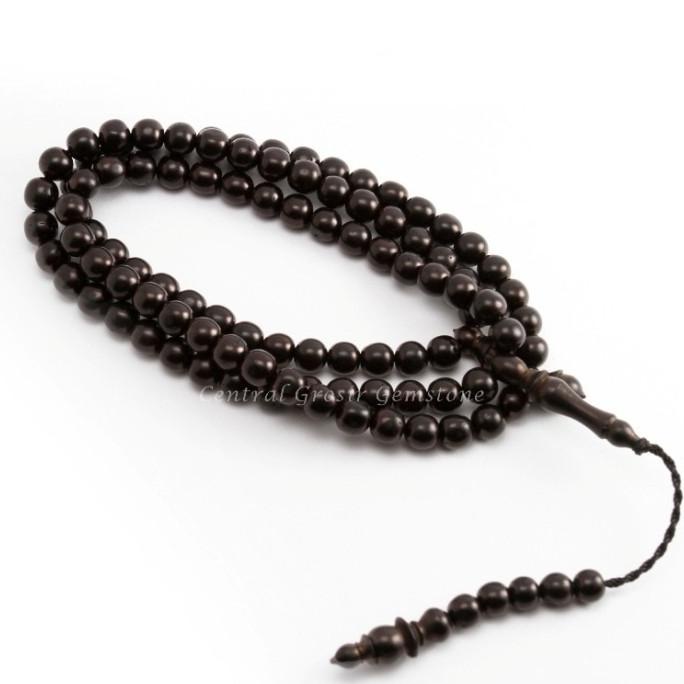 TASBIH 99 KAYU KAUKAH KOKKA KAOKA HITAM ORIGINAL GARANSI