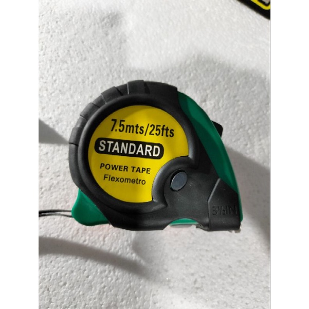Meteran tukang 7,5 meter /meteran cover karet