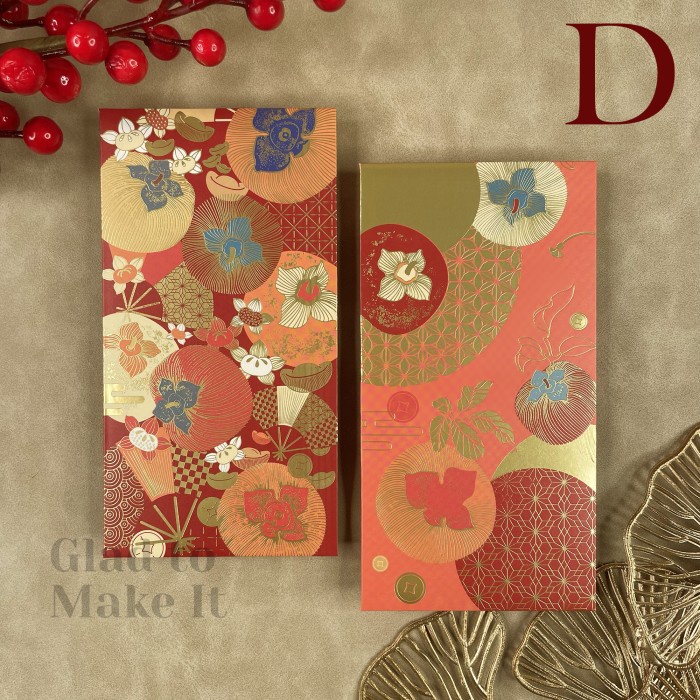 

New! angpao premium amplop panjang imlek cny chinese new year custom nama - D Limited