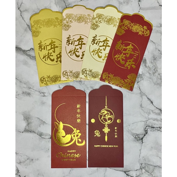 

New! ANGPAO IMLEK 2023 PREMIUM ANGPAU 6 Pcs KELINCI - Rabbit Mix Limited