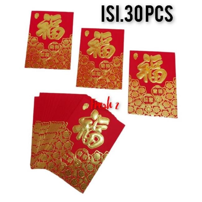 

New! TERKINI angpao imlek fu emas motif bunga / angpao imlek fu / Limited