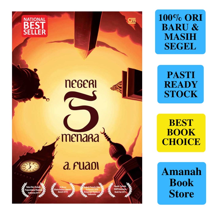 Negeri 5 Menara - Cover Baru : Ahmad Fuadi