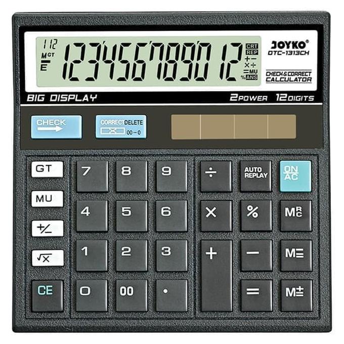 

Terjangkau Calculator Kalkulator Joyko DTC-1313CH 12 Digits Check Correct