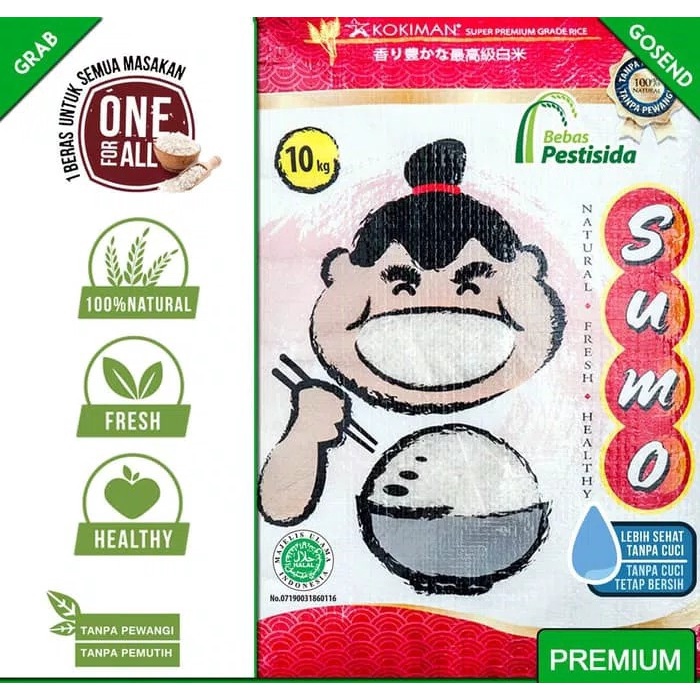 

Beras Sumo Super Premium 10kg Kemasan Merah
