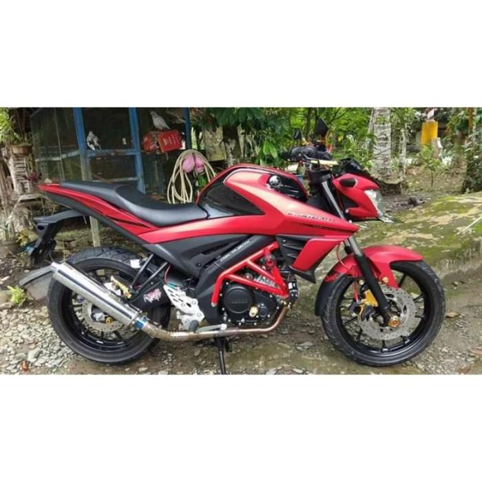 TUBULAR CRASHBAR YAMAHA VIXION R/NEW 2017 KE ATAS | PELINDUNG BODI