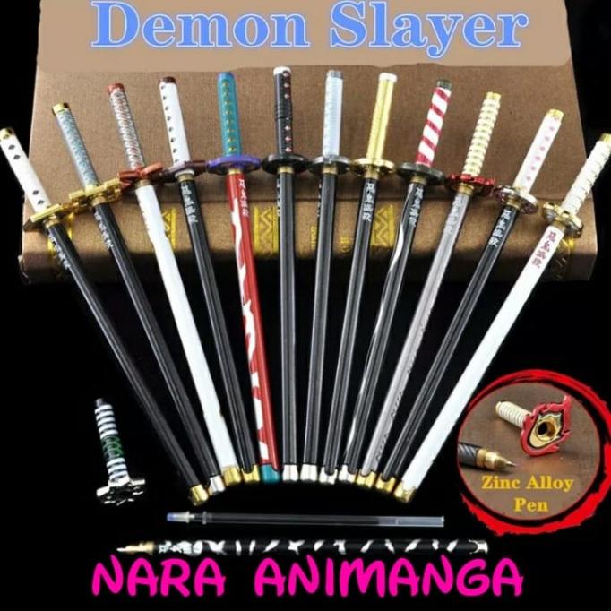 

Kekinian Pulpen Gel Motif Pedang Tanjiro Zenitsu Demon Slayer Kimetsu No Yaiba ..