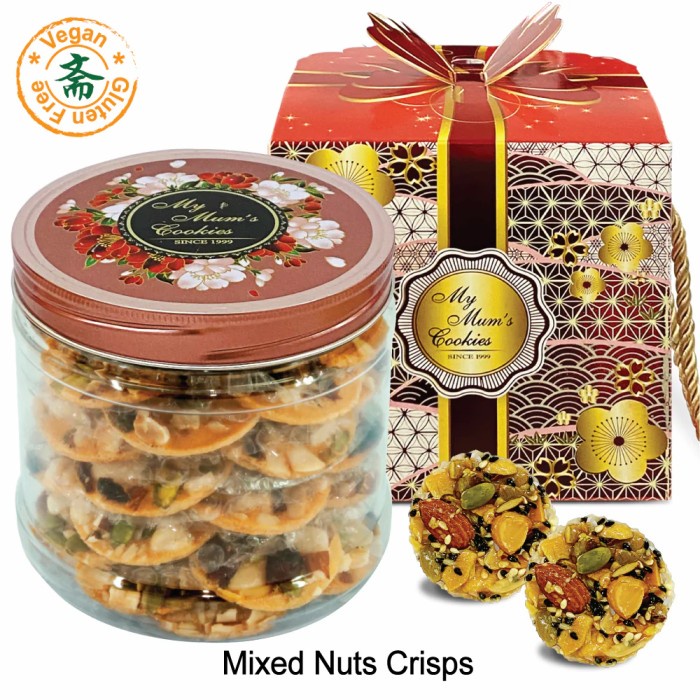 

MY MUM'S COOKIES MIXED NUTS CRISPS (VEGAN & GLUTEN FREE)