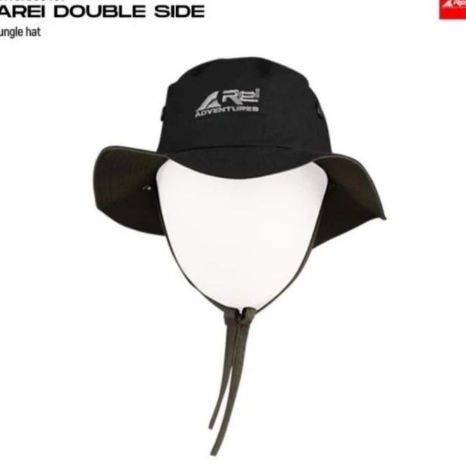 Arei Outdoor Gear Topi Rimba Jungle Hat Pria Double Side - Topi Lapangan Bolak L Balik Rei