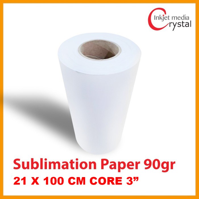 

Terbaru Kertas Sublim 90 Gr Roll 21 Cm X 100 Meter Fast Dry Sublimation Paper Promo Terlaris