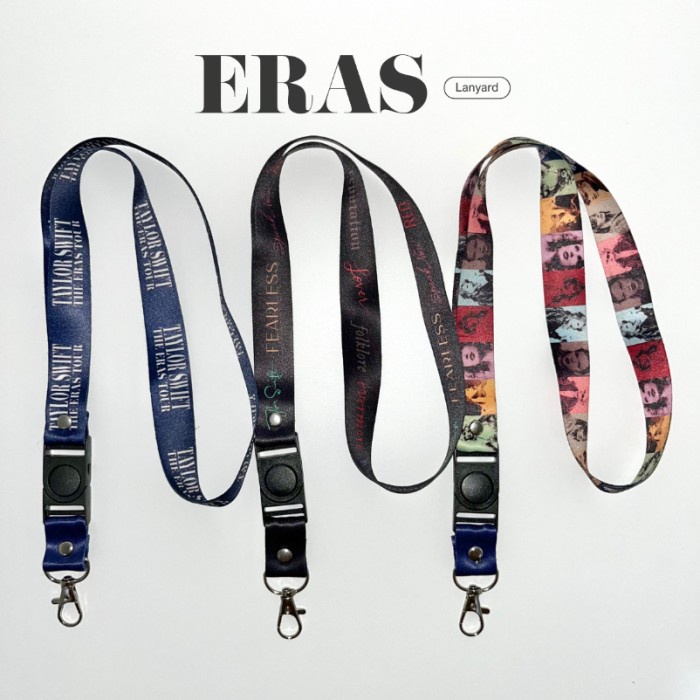 

Taylor Swift Merchandise Eras Lanyard Gantungan ID Card (**)