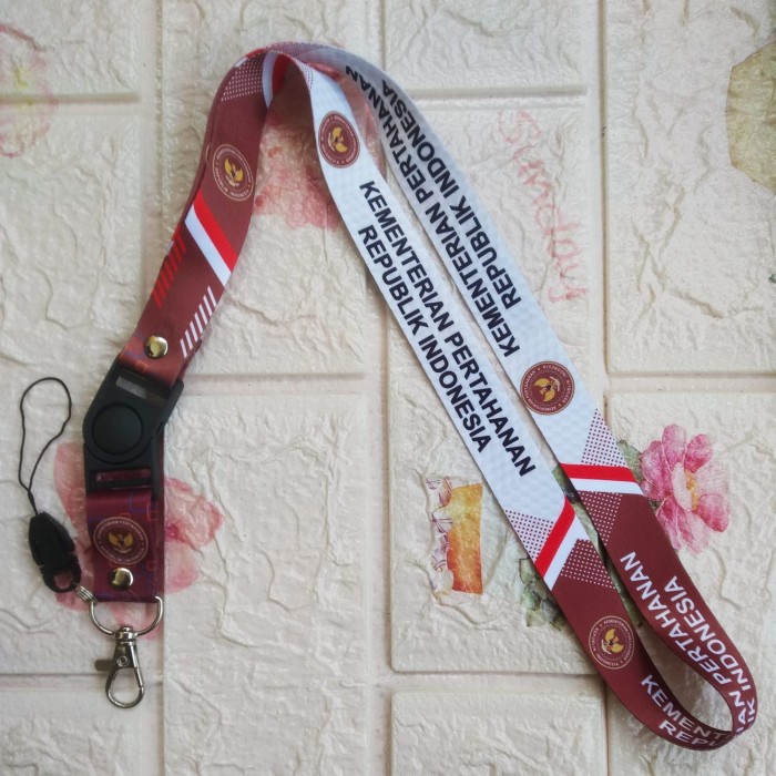 Lanyard Tali Gantungan ID Card KEMHAN (KEMENTERIAN PERTAHANAN)
