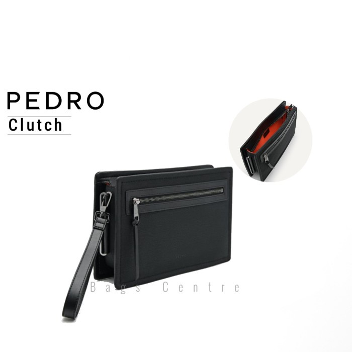 PEDRO CLUTCH BAG PRIA AUTHENTIC 10029 - BLACK