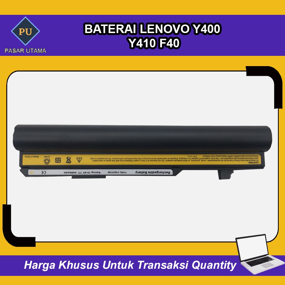 Baterai Lenovo Y400 Y410 F40