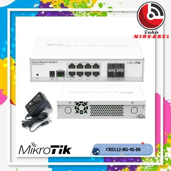 MIKROTIK CRS112-8G-4S-IN CRS112 8G 4S IN CRS 112 8G 4S IN