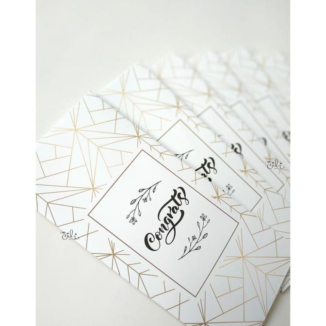 

[IMLEK] (NE004) angpao Congratulations original iamcili ucapan selamat TERLARIS