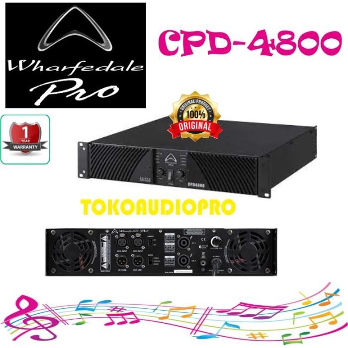 WHARFEDALE CPD 4800 POWER AMPLIFIER CPD4800