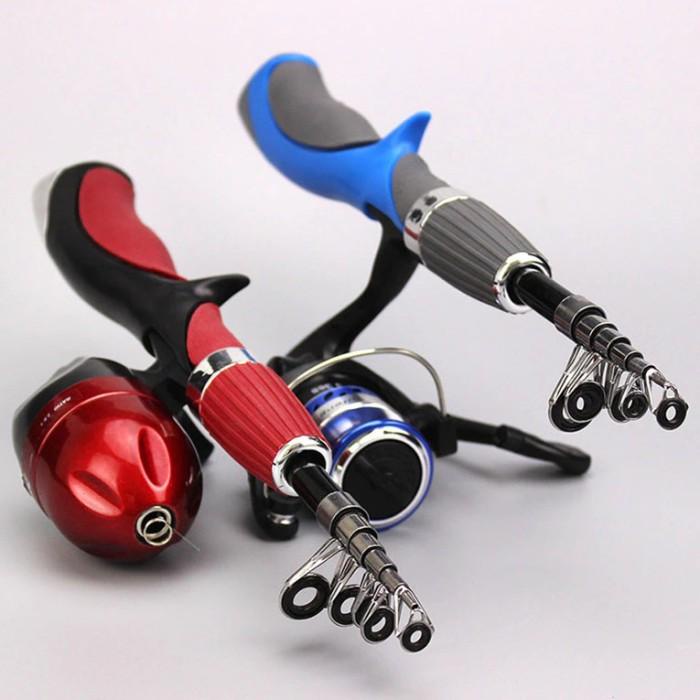 [ COD ] - SET JORAN PANCING DAN REEL PANCING CARBON FIBER MINI POCKET