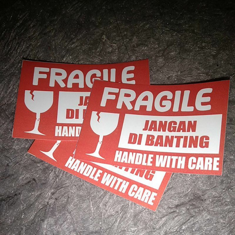 

Stiker fragile | Stiker pecah belah anti air