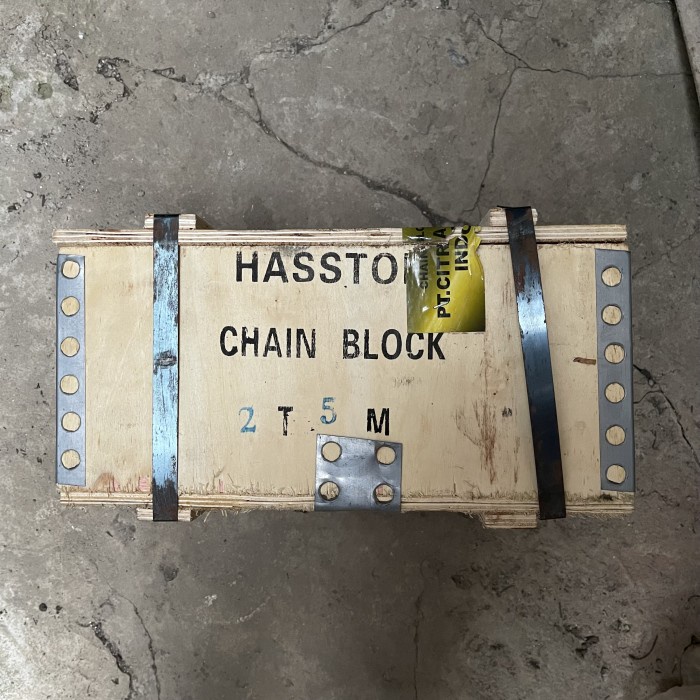Hasston Chain Block 2 Ton x 5 Meter Prohex Takel 2 Ton X 5 Meter