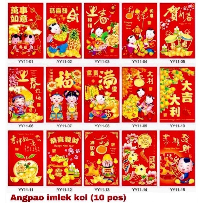 

New! Angpao Karakter / Amplop angpao Imlek Karakter Anak Kecil ukuran S kyj Limited