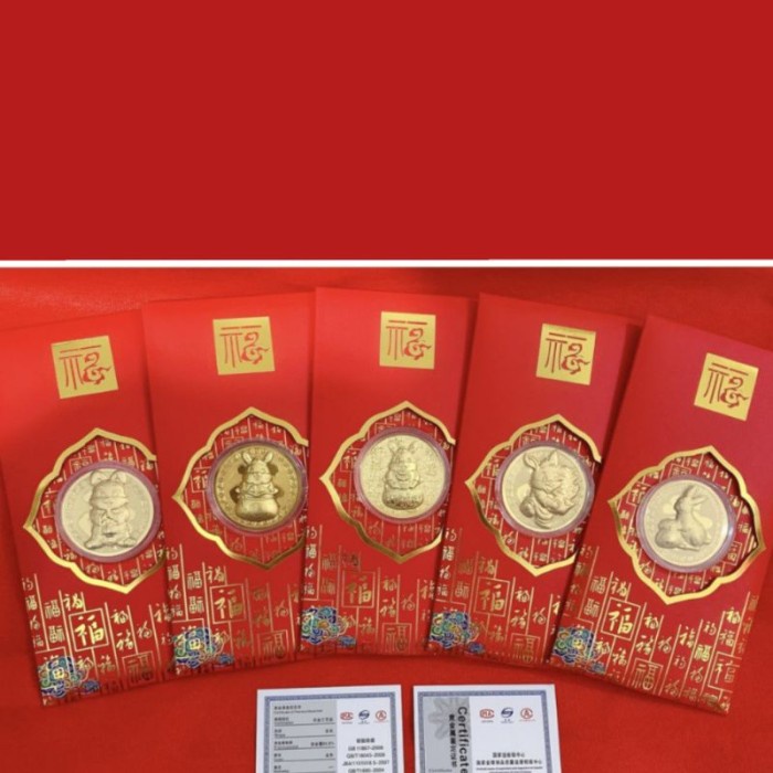 

New! ANGPAO GOLD ANGPAO EMAS 24K SHIO KELINCI RABBIT 2023 IMLEK AU999 Limited