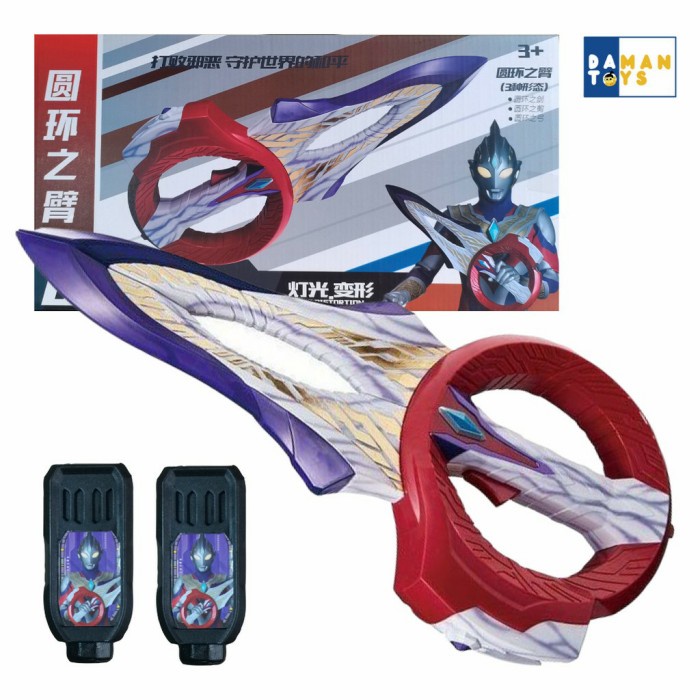 SENJATA ULTRAMAN TRIGGER CIRCLE ARMS MAINAN ANAK ULTRAMAN TRIGGER ORIGINAL TERBARU