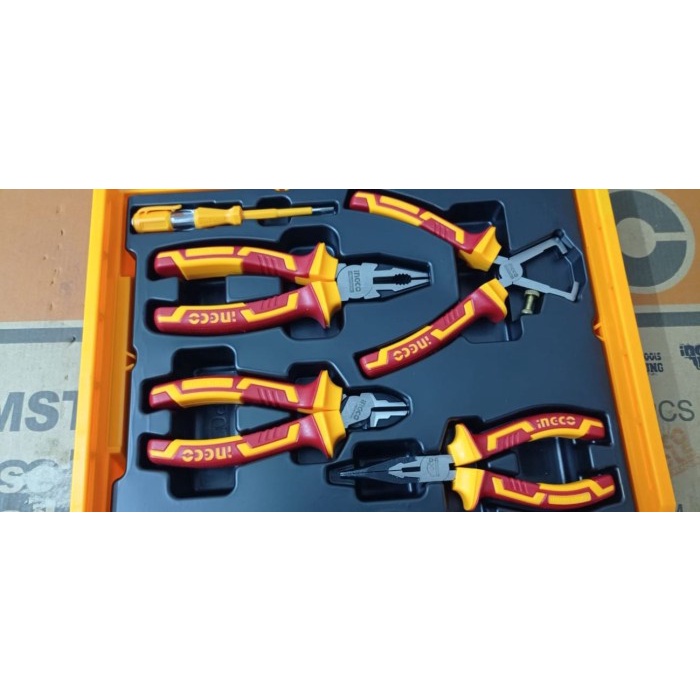 Promo Tang Listrik Set Insulated Plier Set Ingco Hktv01P051