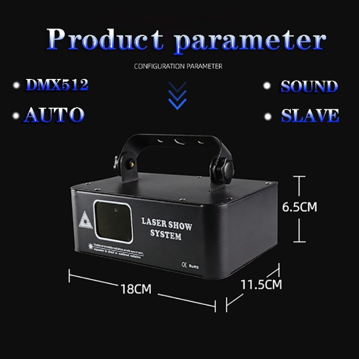 Lampu Sorot Laser Beam Panggung Disco Mini Terlariss 