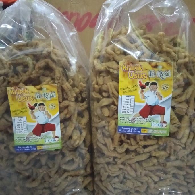 

NEW PRODUK KRIPIK USUS AYAM H. ROJALI (ORIGINAL) 2KG !!!!!