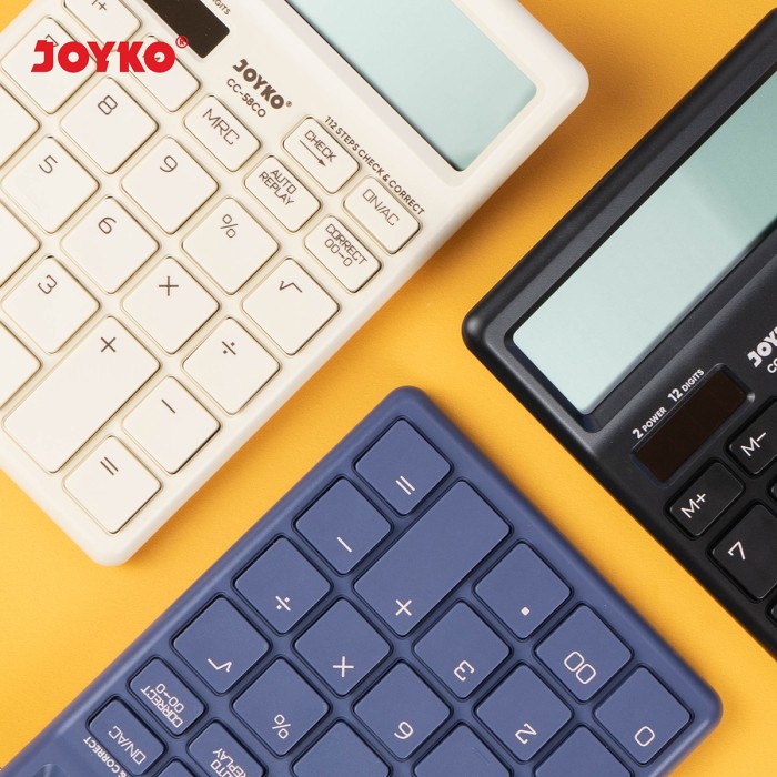 

CALCULATOR KALKULATOR JOYKO CC-58CO 12 DIGITS ORIGINAL TERBARU