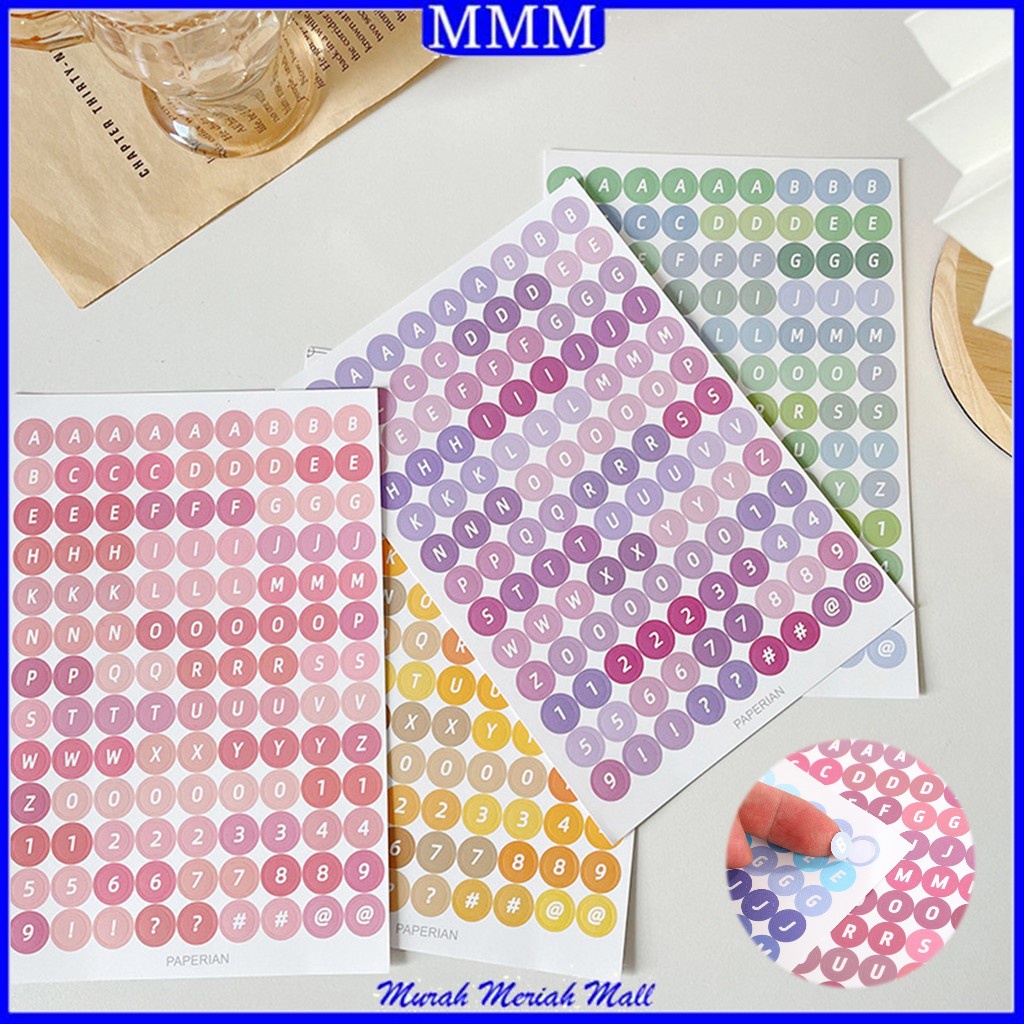 

MMM Stiker Huruf Deco Alphabet Untuk Diary Aesthetic Sticker Dekorasi Jurnal Scrapbook Stiker Alat Tulis Simple Hadiah Keyboard