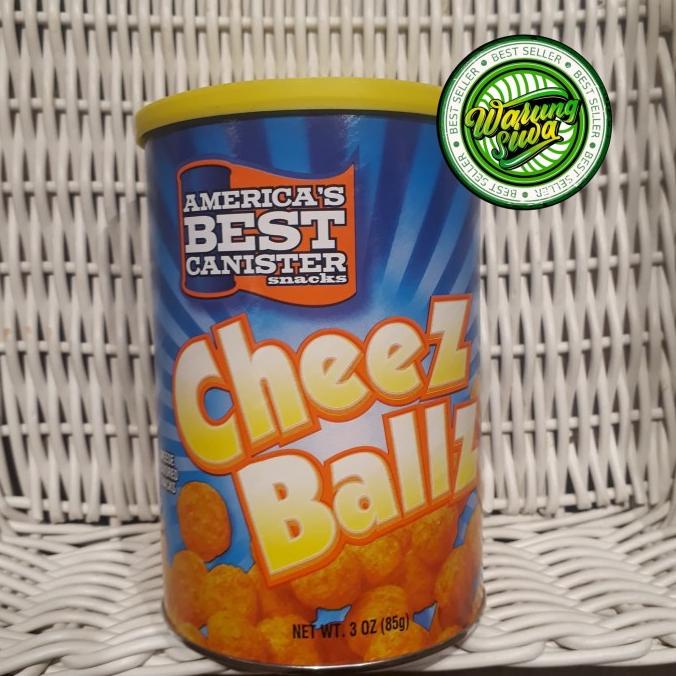 

BIG SALE AMERICAN BEST CANISTER SNACKS CHEEZ BALLZ 85 GRAM !!!!!