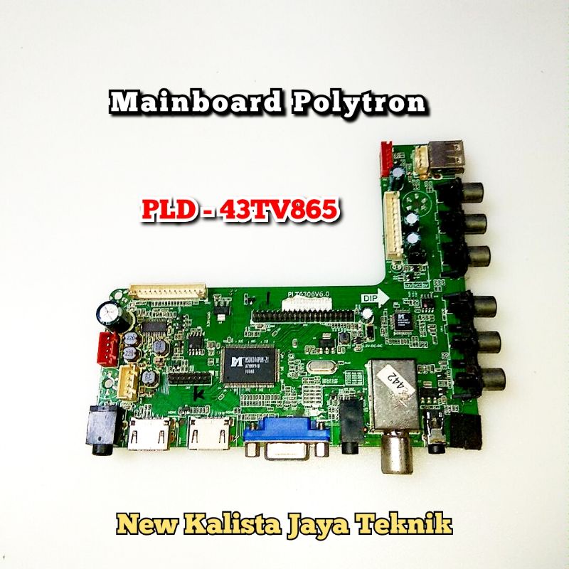 MAINBOARD TV POLYTRON PLD 43TV865 ORIGINAL PLT6306V6.0 MB POLYTRON 43TV865 MOTHERBOARD TV PLD43TV865