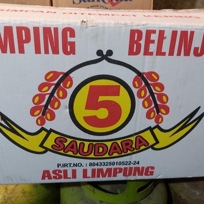 

BIG SALE EMPING TIPIS LIMA SAUDARA 5 KG (DUS) !!!!!