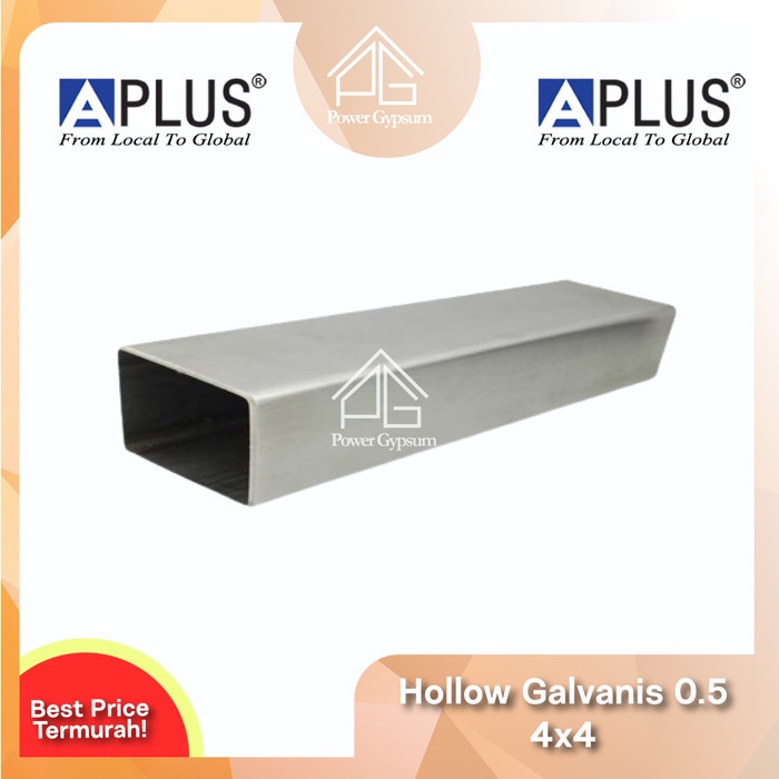 Terbatas Besi Hollow Galvanis 0.5 Ukuran 4X4 High Quality