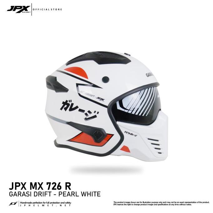 HELM JPX FULL FACE MX-726R - GARASI DRIFT